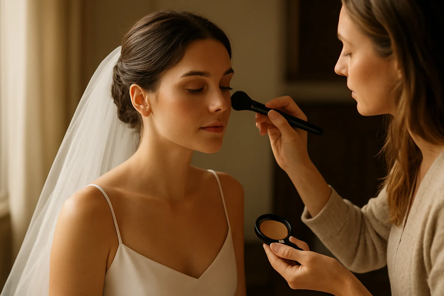 Photo illustrating: What to Expect in a Bridal Makeup Trial
